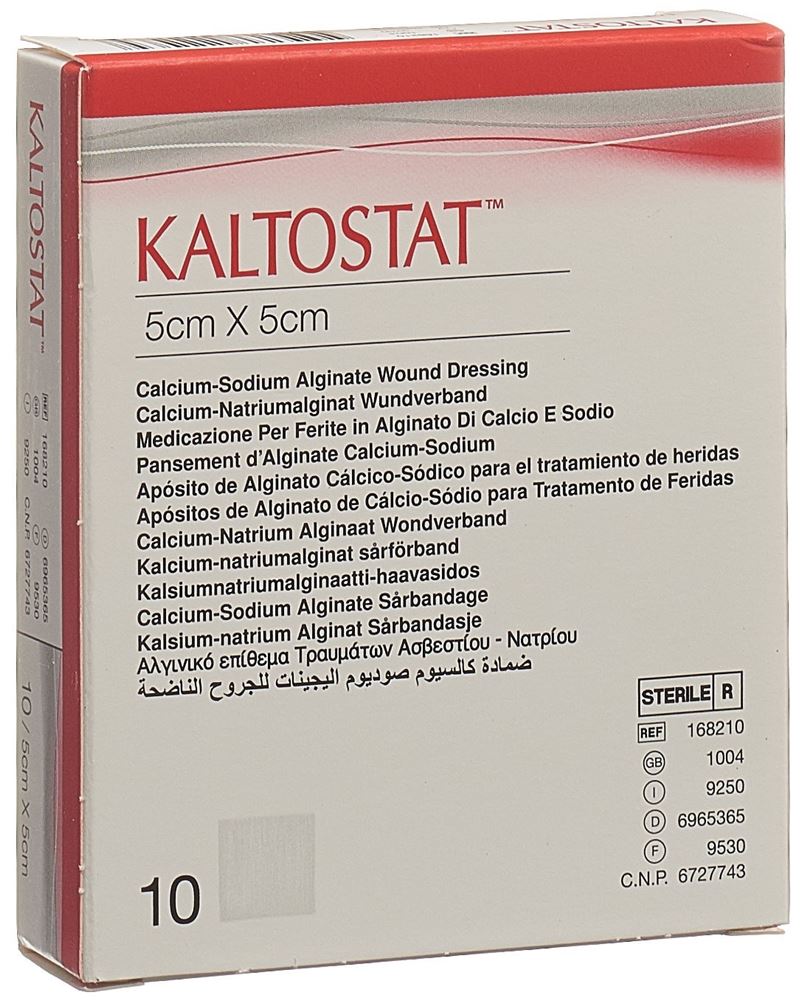 Kaltostat Kompressen 5x5 cm 1X10 St