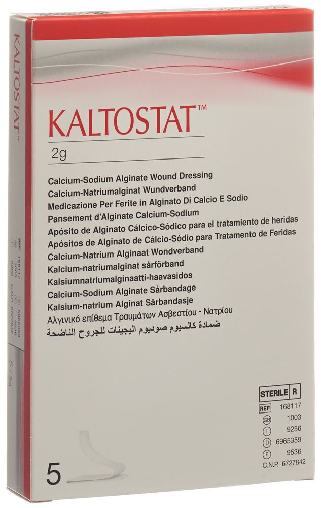 Kaltostat tamponi sterili 5 x 2 g