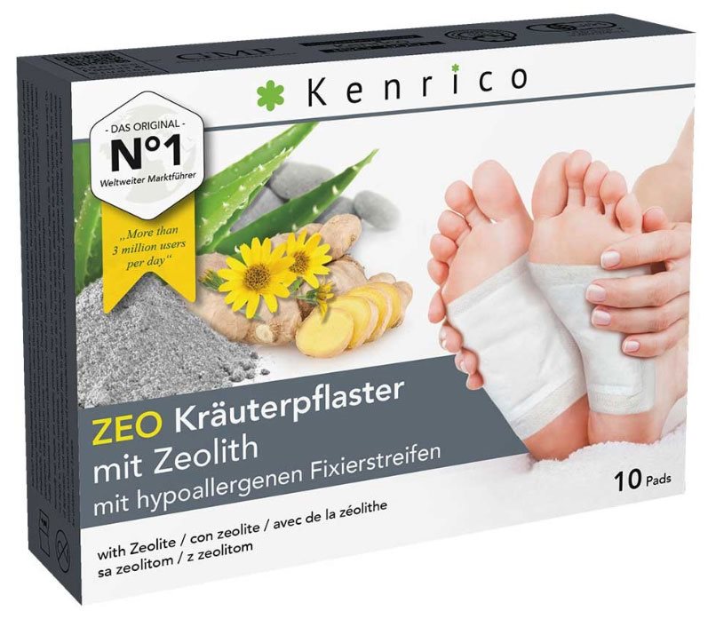 Kenrico Kräuterpflaster mit Zeolith 10 Stk