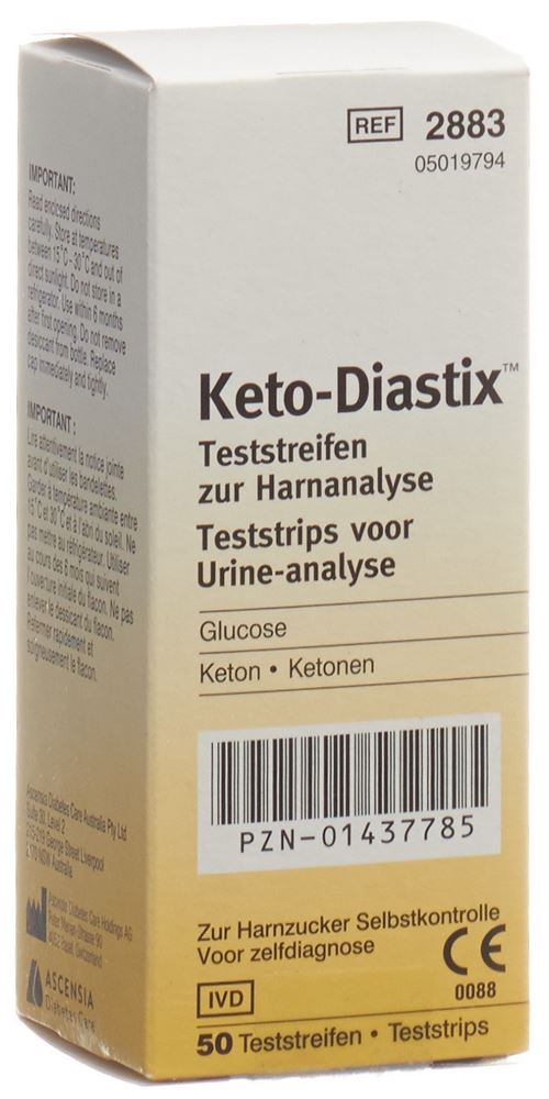 Keto Diastix Streifen 50 Stk