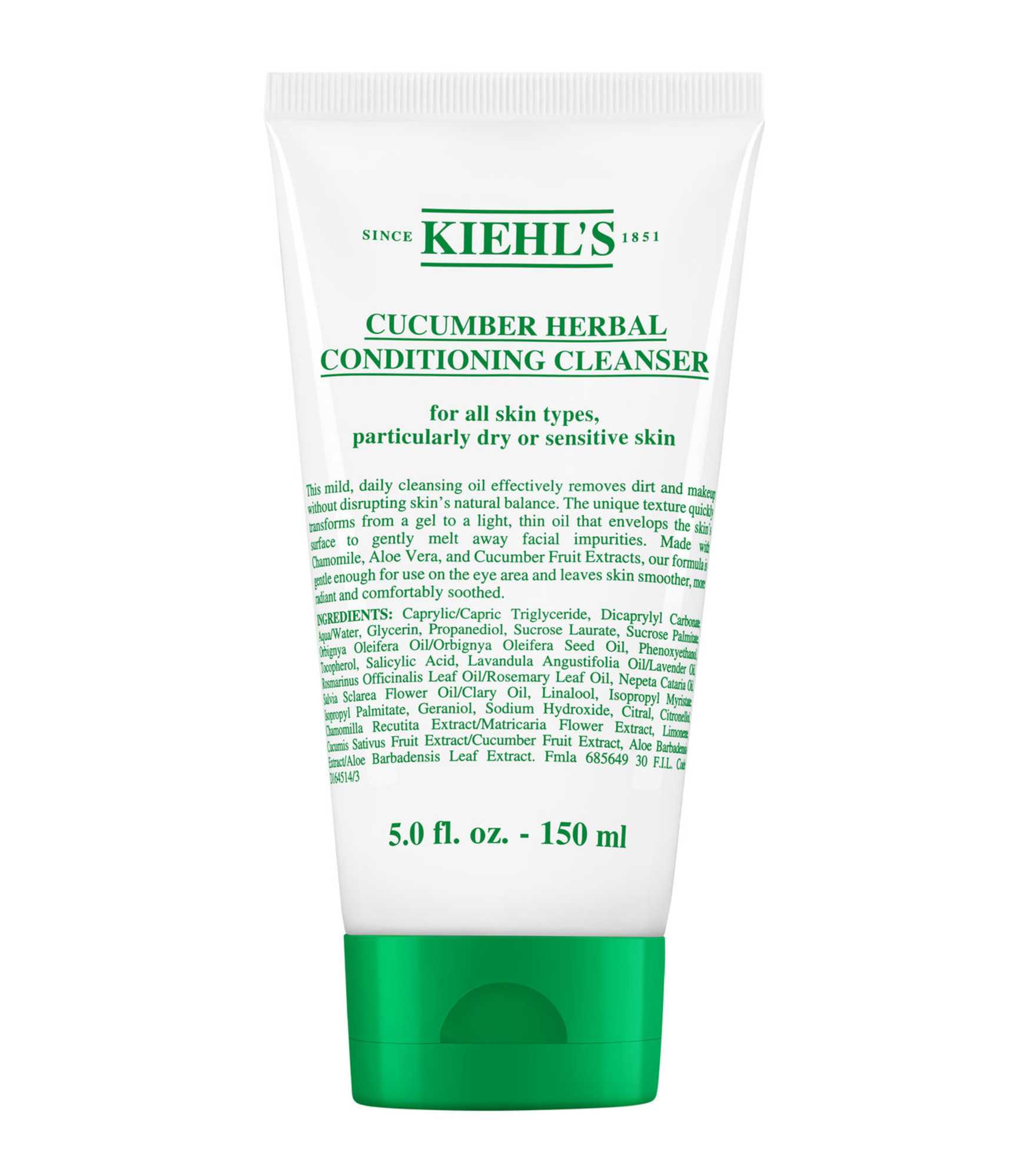 Image of Kiehl"s Cucumber Herbal Conditioning Cleanser Tb 150 ml'