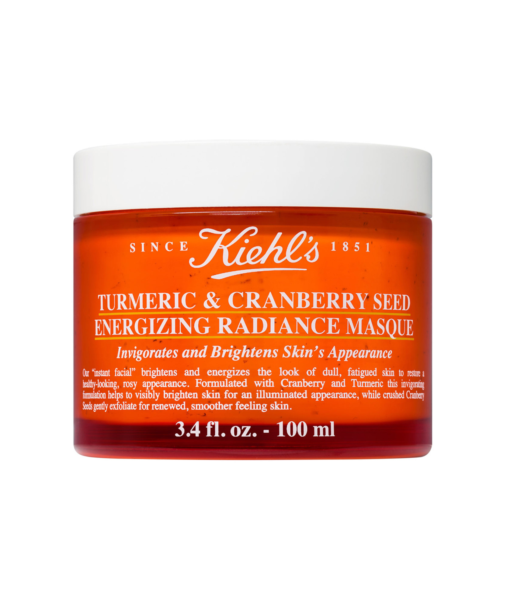 Image of Kiehl"s Energizing Radiance Masque Turmeric & Cranberry Seed Glas 100 ml'
