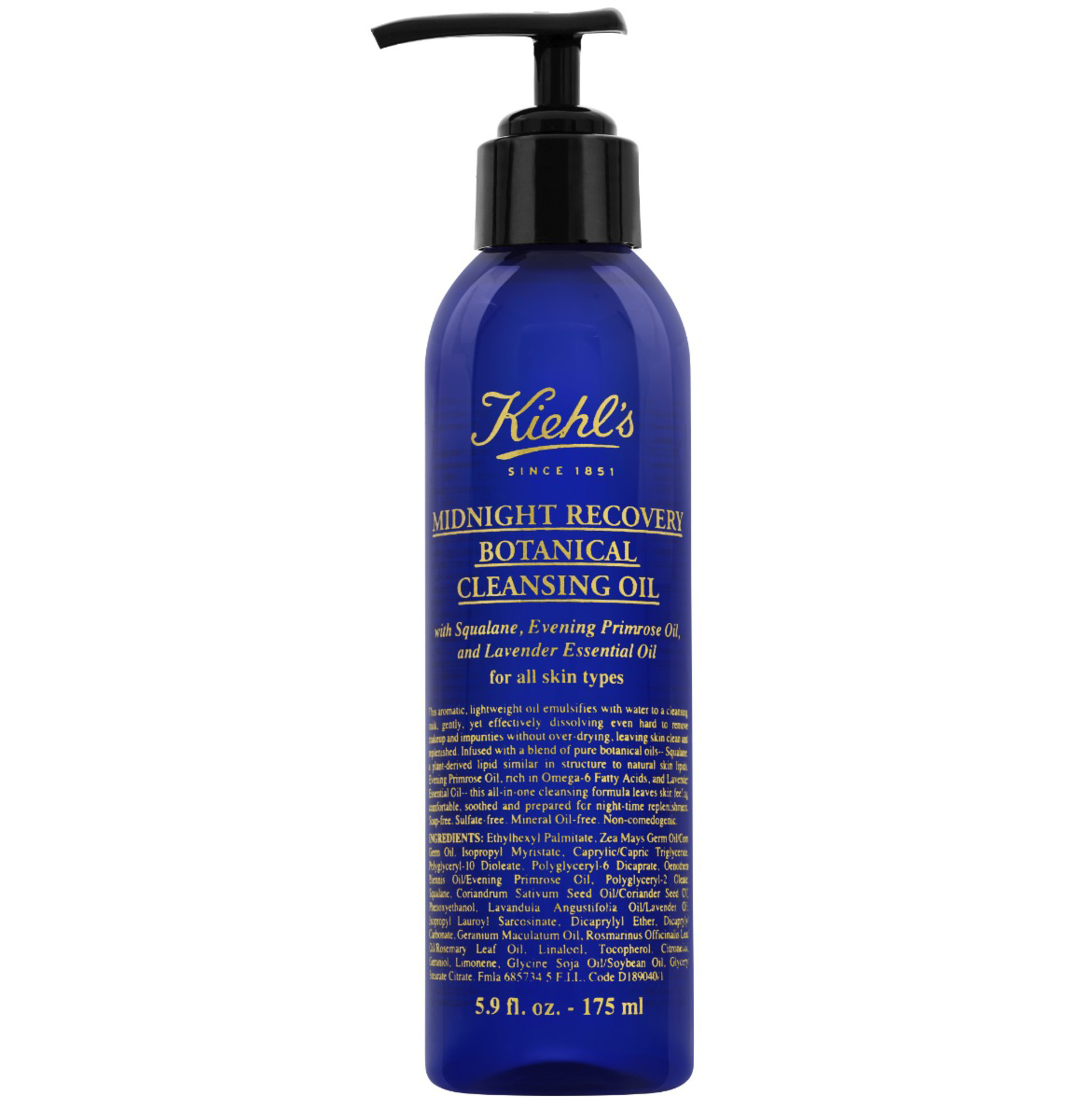 Image of Kiehl"s Midnight Recovery Botanical Cleansing Oil 175 ml'