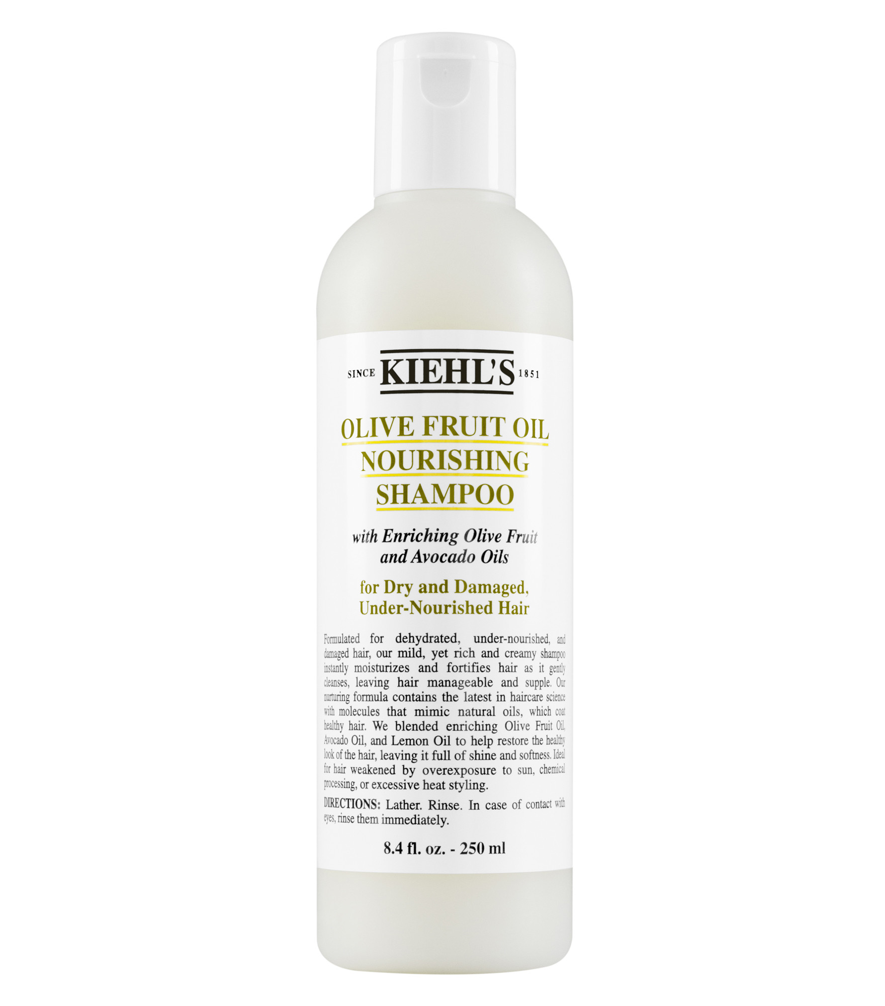 Image of Kiehl"s Olive Fruit Oil Shampoo Nourishing Fl 250 ml'