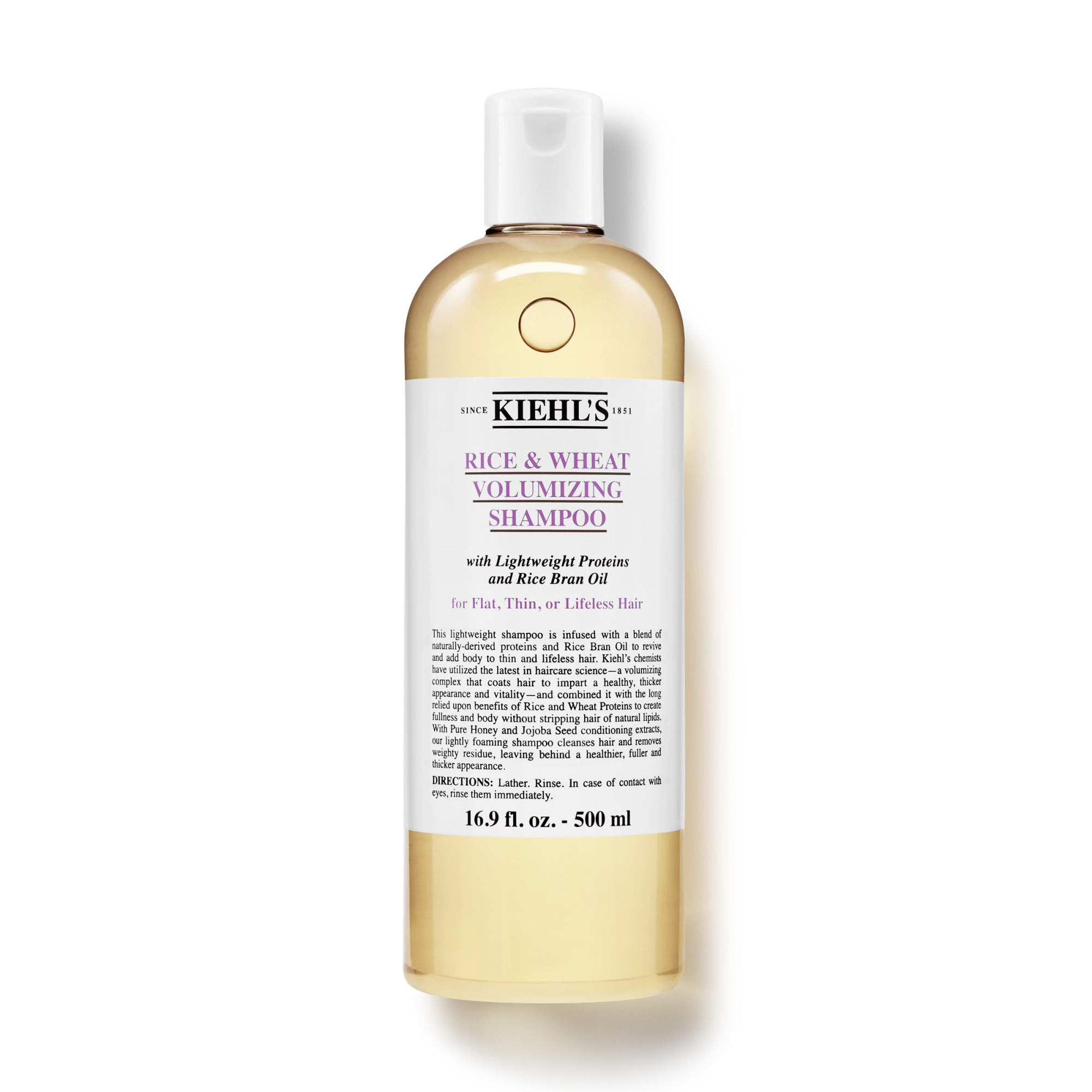 Image of Kiehl"s Rice & Wheat Volumizing Shampoo Fl 500 ml'