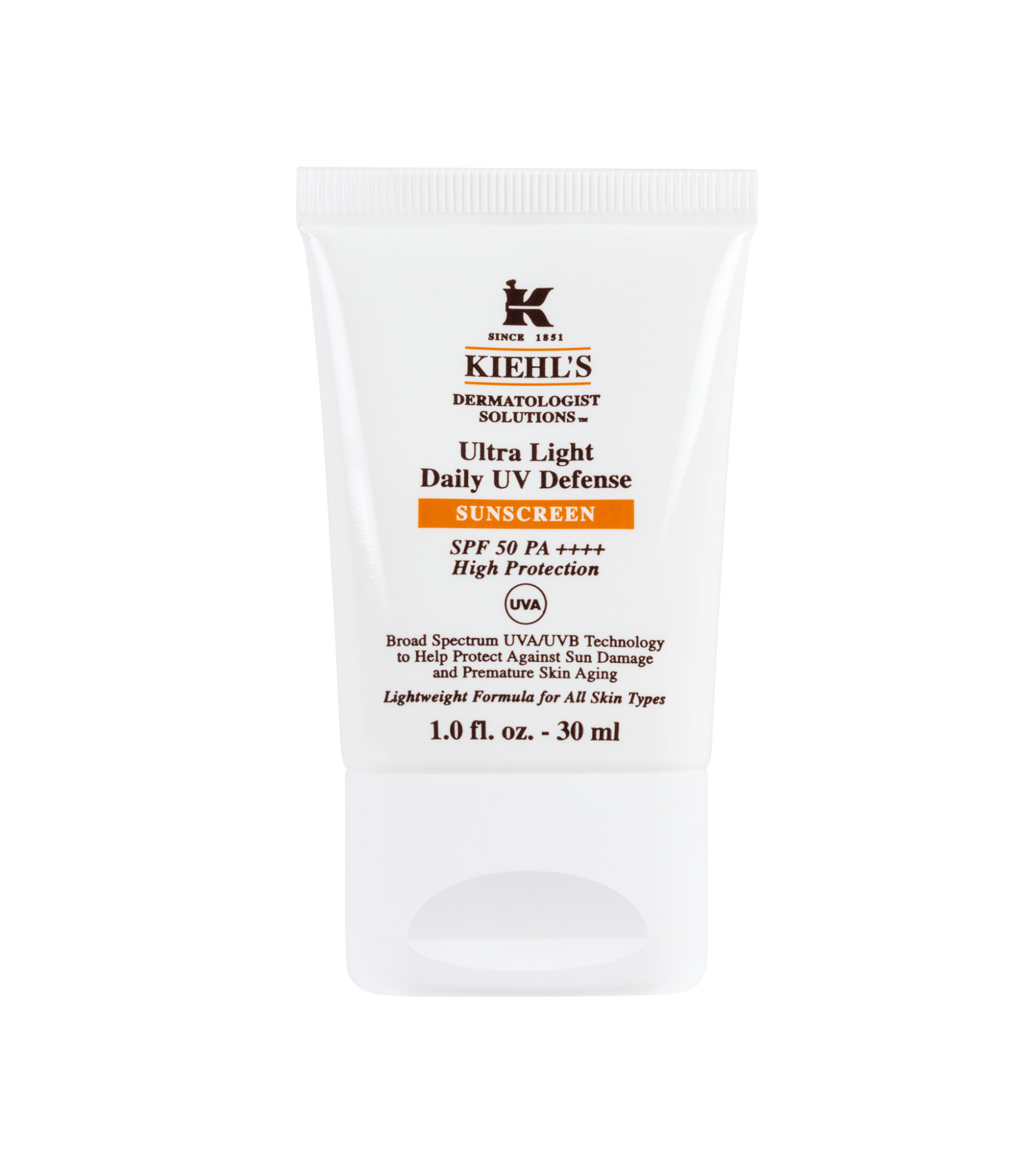 Image of Kiehl"s Ultra Light Daily UV Defense Sunscreen Spf50 Tb 30 ml'