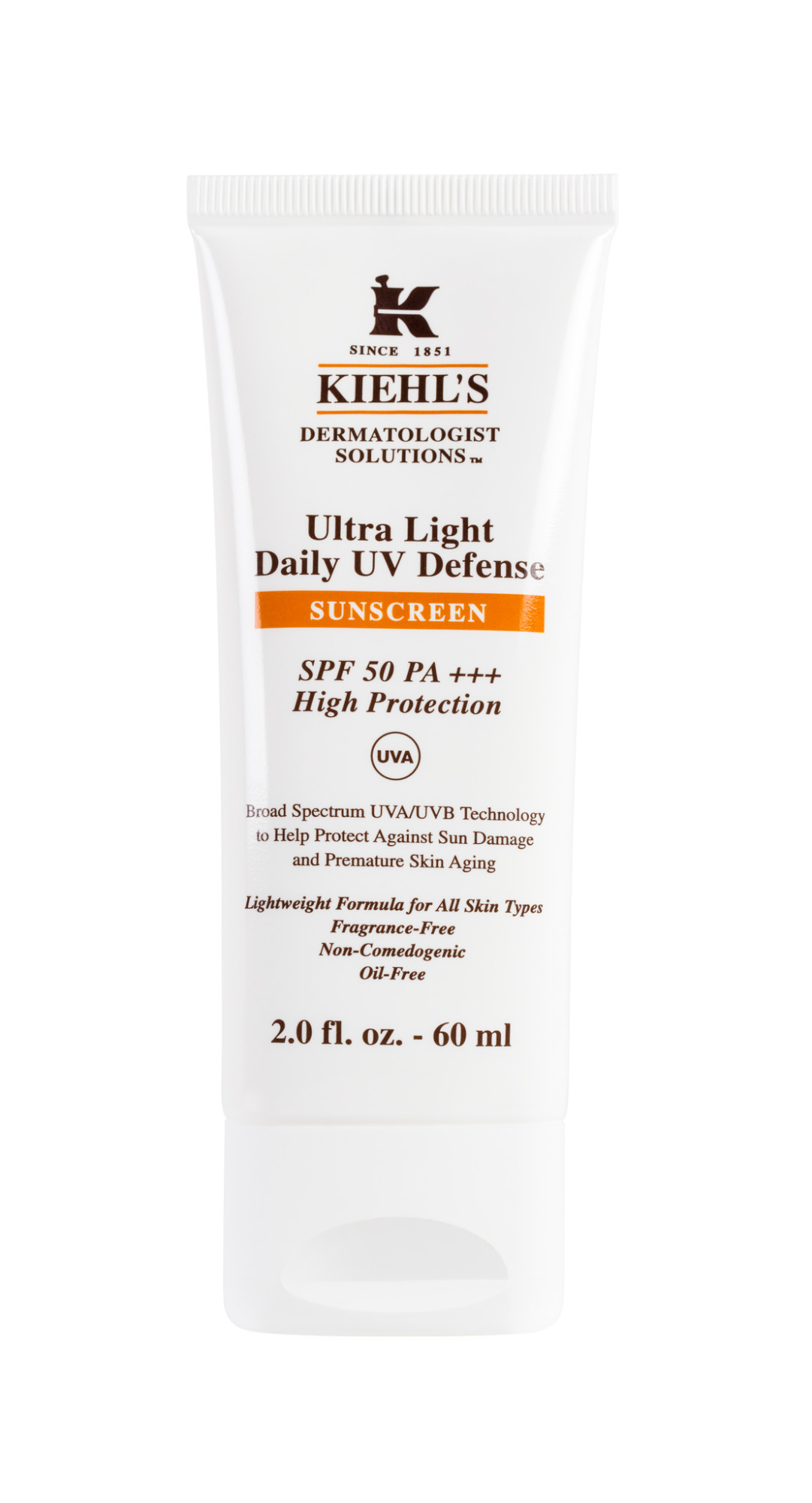 Image of Kiehl"s Ultra Light Daily UV Defense Sunscreen Spf50 Tb 60 ml'