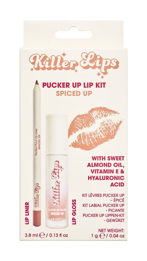 Killer Lips Pucker Up Lip Kit Spiced Up Box 3.8 ml