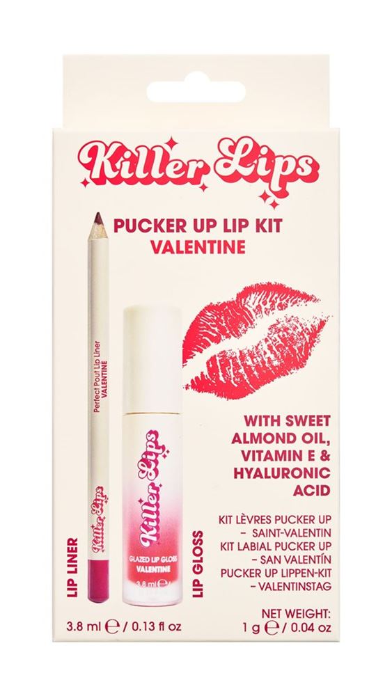Killer Lips Pucker Up Lip Kit Valentine 2 pcs