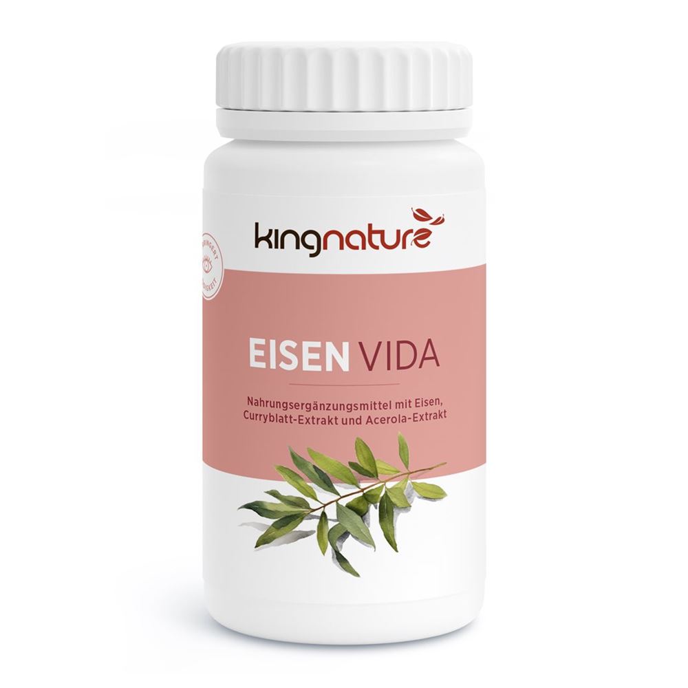 Kingnature Eisen Vida Kaps 21 mg Ds 100 Stk