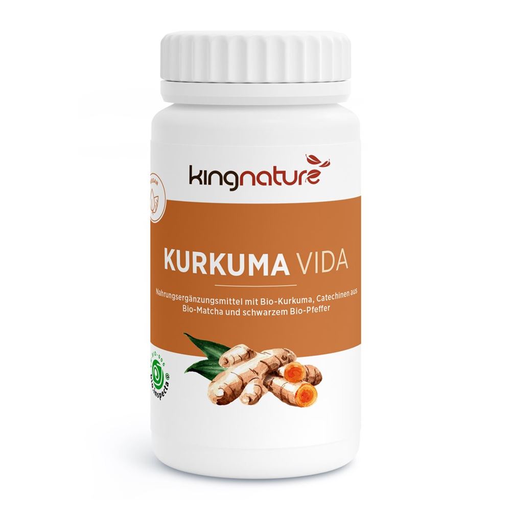 Kingnature Kurkuma Vida (Bio) capsule 72 pezzi