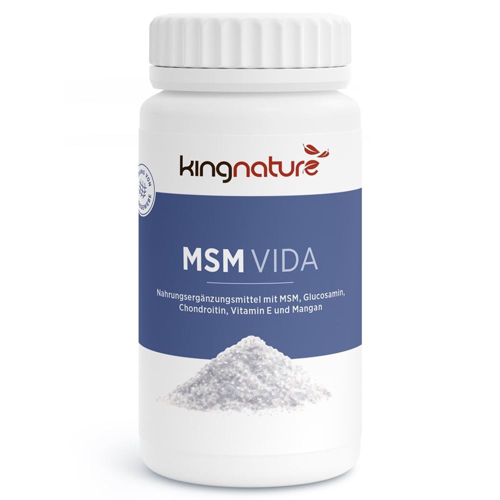 Kingnature MSM Vida caps 860 mg bte 60 pce