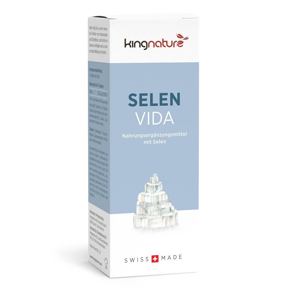 Kingnature Selen Vida Tropfen Pip Fl 28.8 ml | Nahrungsergänzung | Vitamine & Prävention