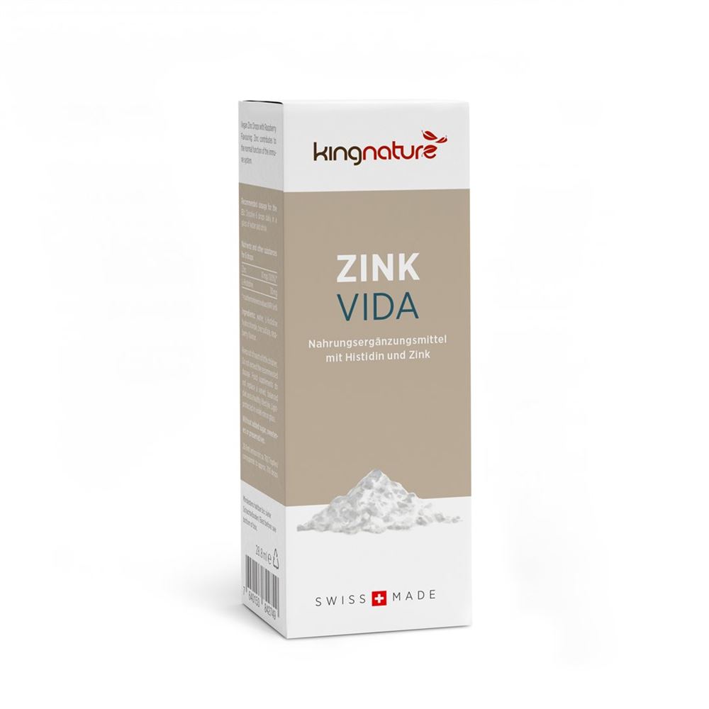 Kingnature Zink Vida gouttes fl 28.8 ml