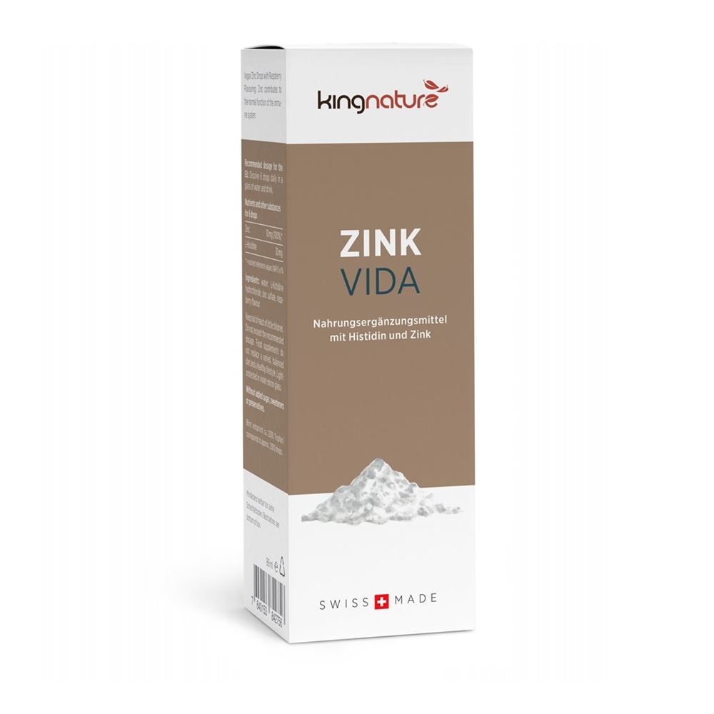 Kingnature Zink Vida gouttes fl 98 ml