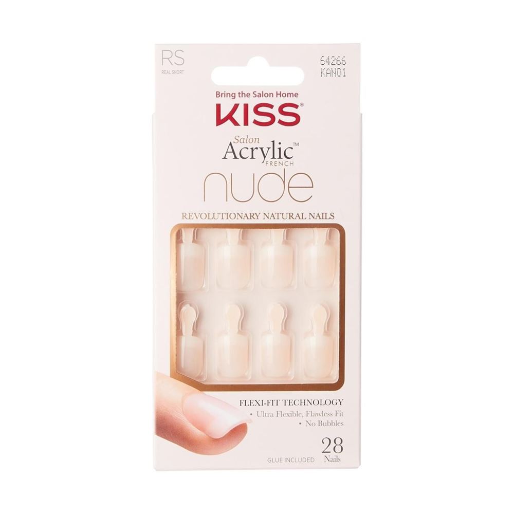 Kiss Salon Acrylic Nude Nails Breathtaking