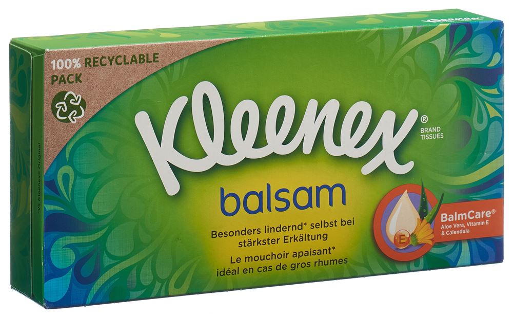 Image of Kleenex Balsam Taschentücher Box 56 Stk