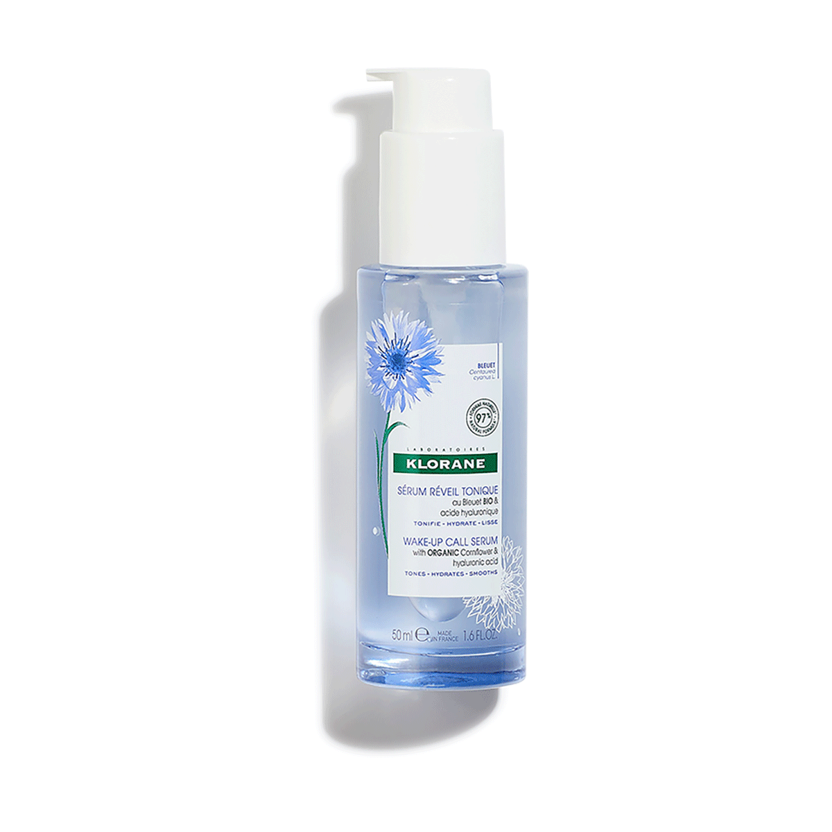 Image of Klorane Belebendes Feuchtigkeitsserum Bleuet Bio 50 ml
