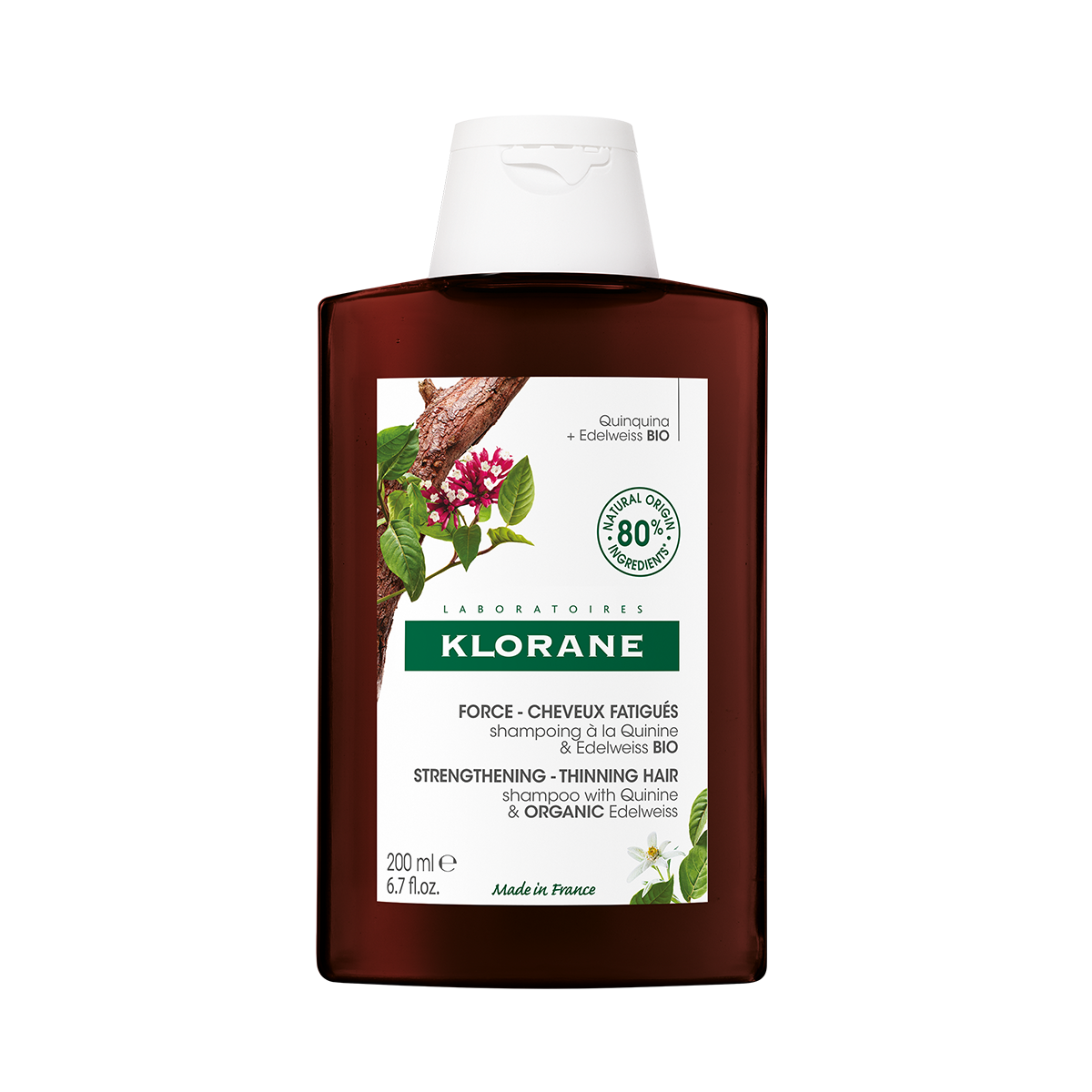 Klorane Chinin Edelweiss Shampoo 200 ml