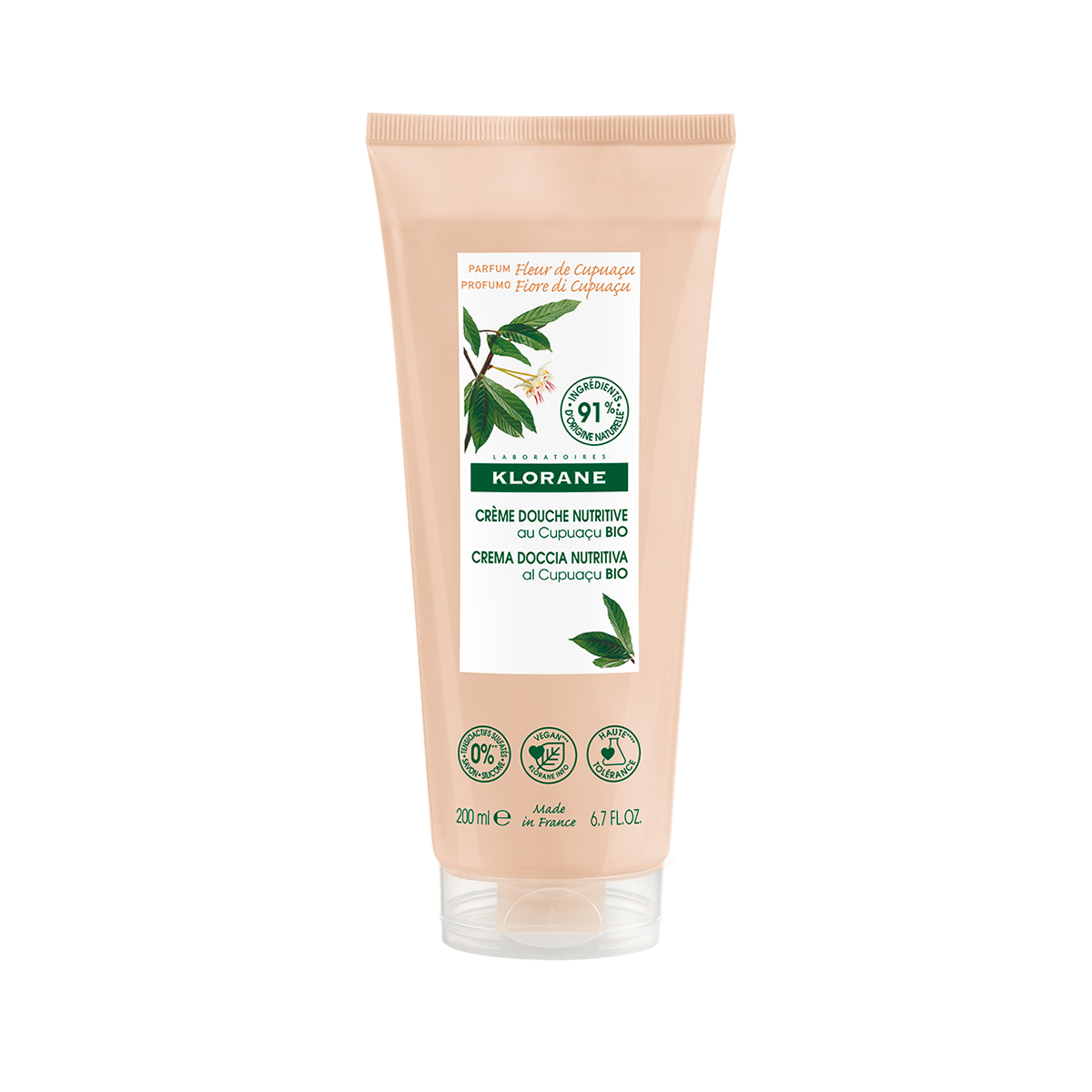 Klorane Duschcreme Cupuaçublüte 200 ml