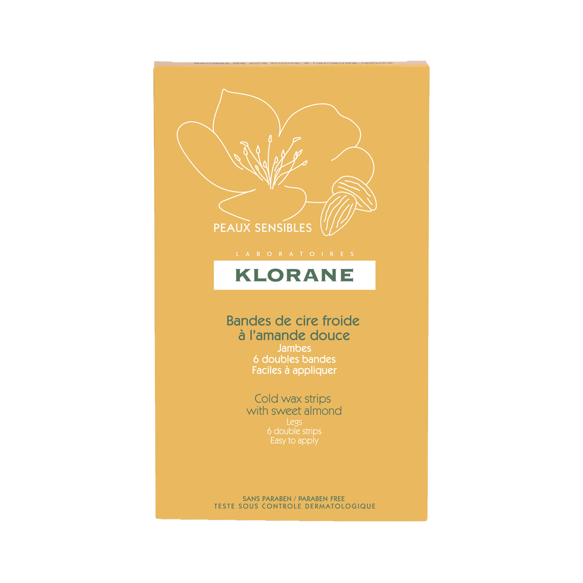 Image of Klorane Enthaarungsstreifen Beine 2 x 6 Stk