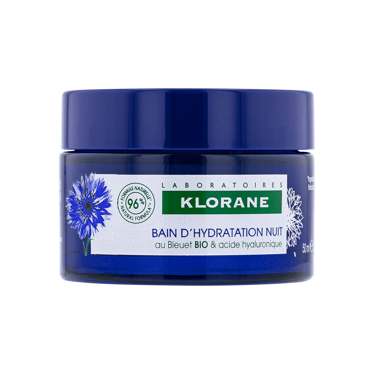 Image of Klorane Nacht-Feuchtigkeitspflege Bleuet Bio 50 ml