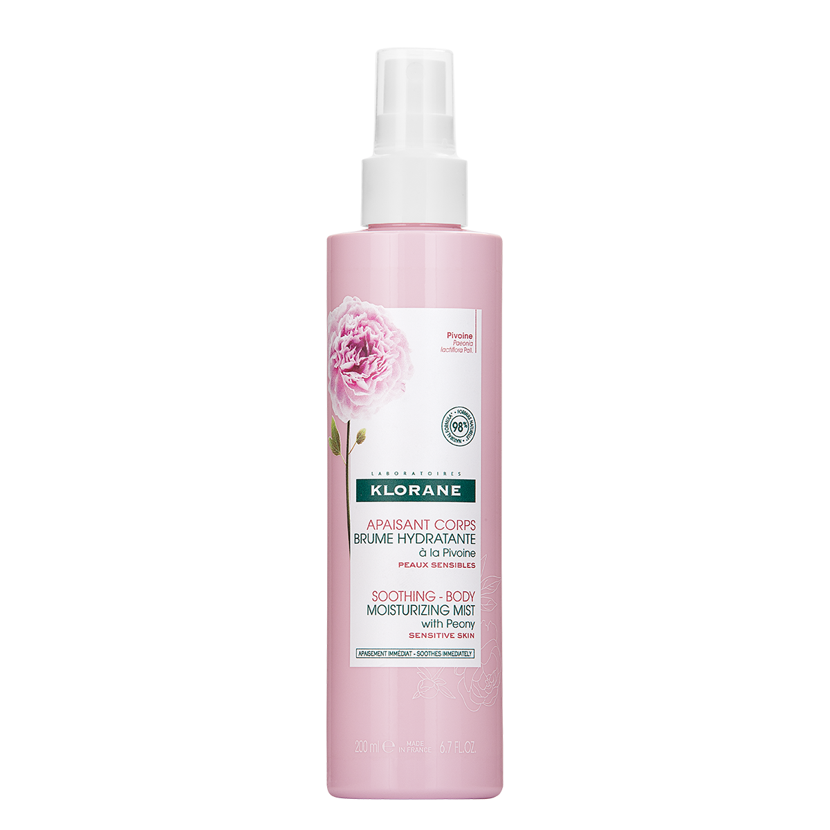 Klorane Pfingstrosen Spray feuchtigkeitsspendend Bio 200 ml