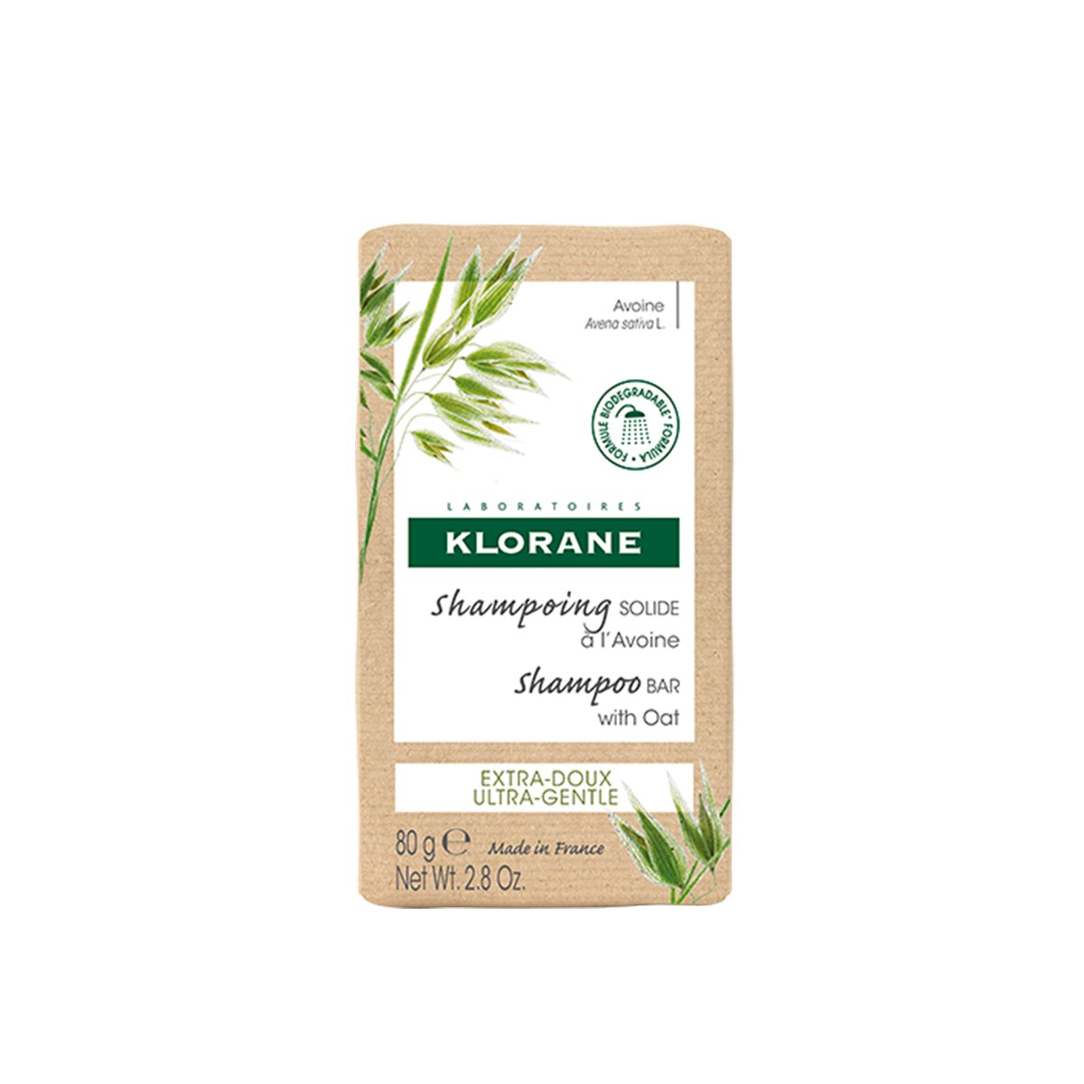 Image of Klorane Shampoo-Bar Hafer Bio 80 g