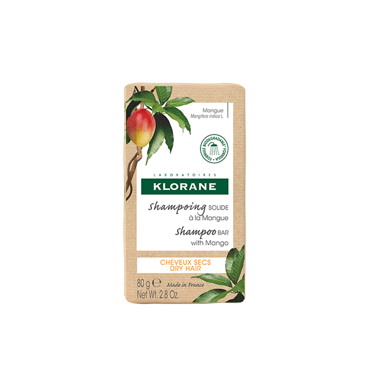 Image of Klorane Shampoo-Bar Mango 80 g