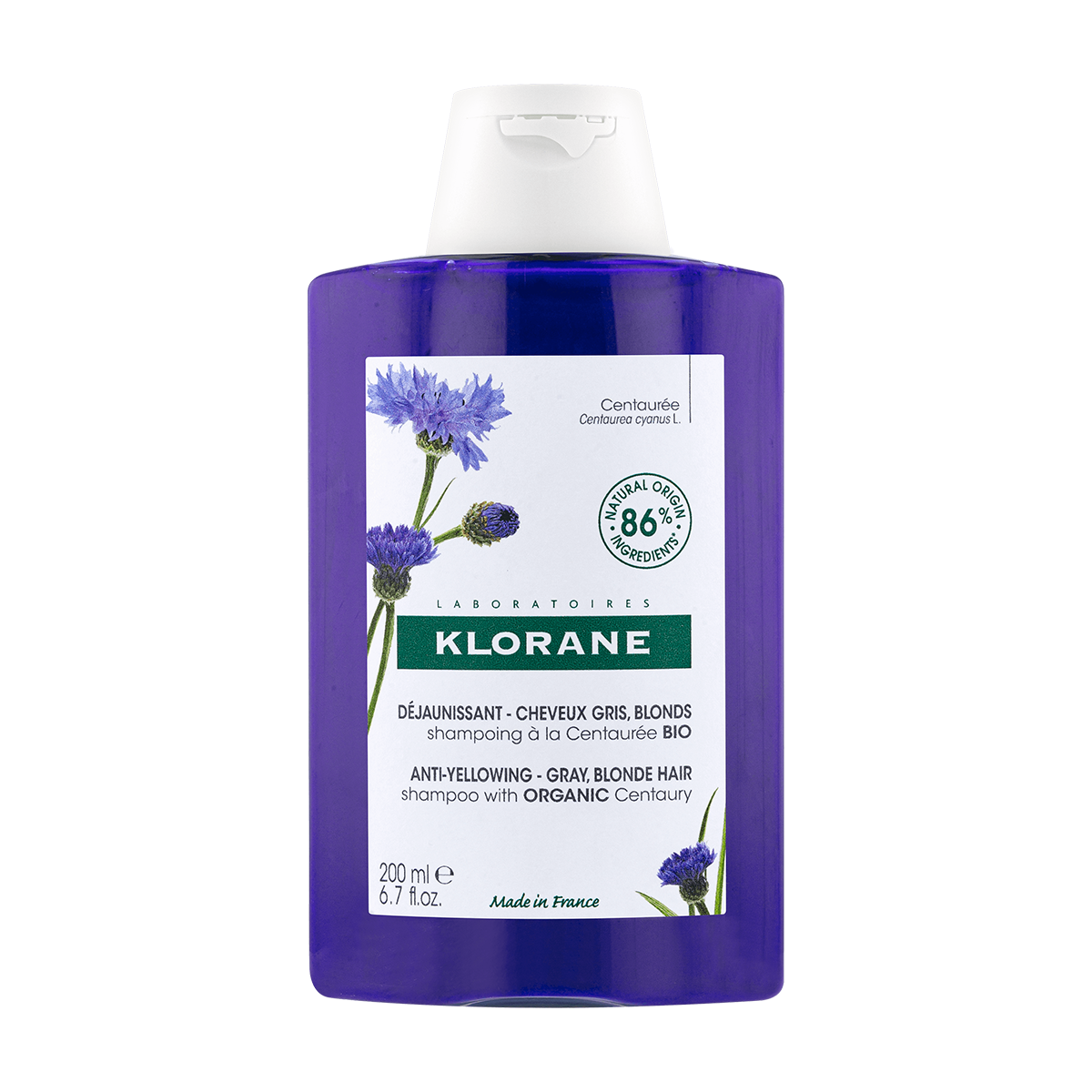 Image of Klorane Shampoo Kornblumen Bio 200 ml