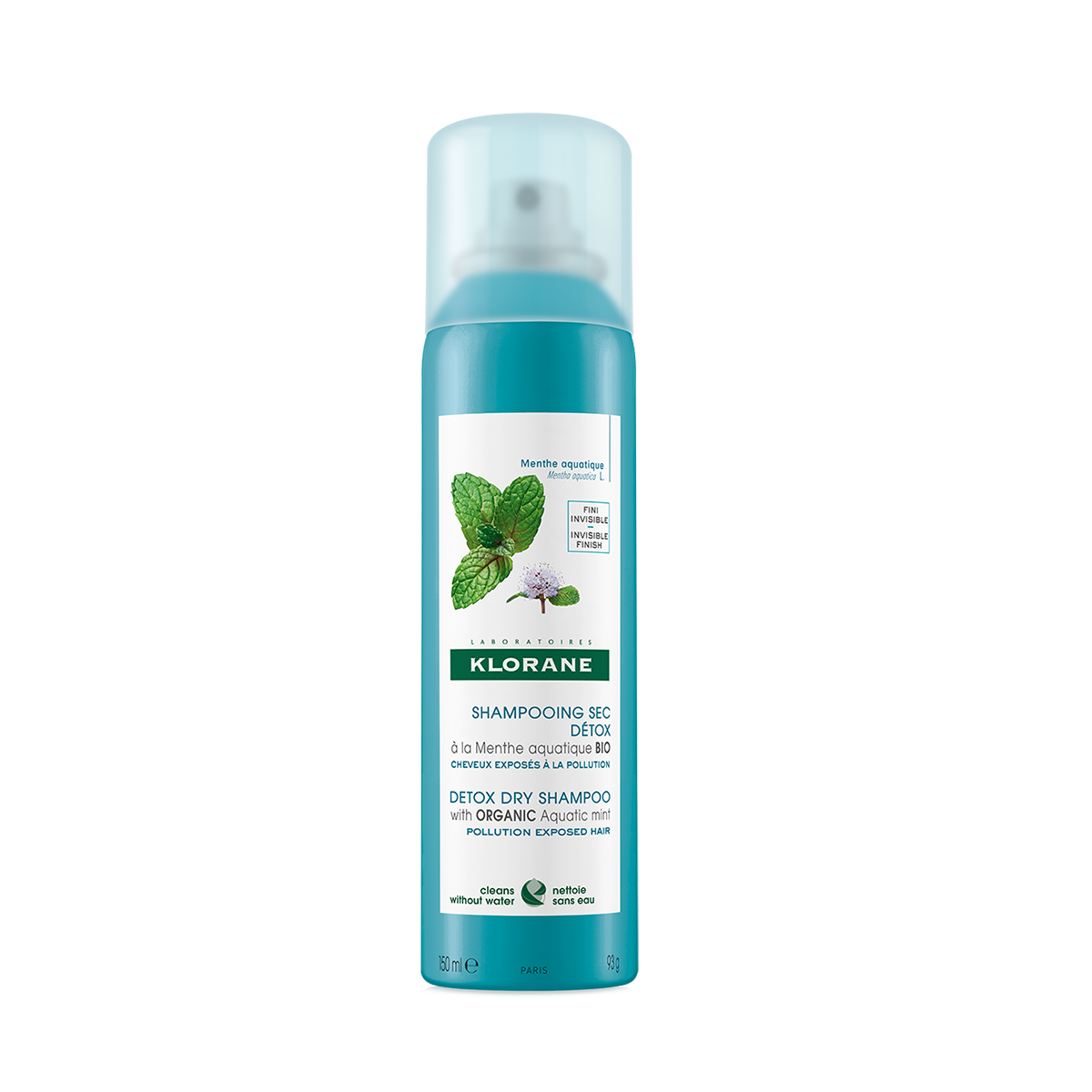 Image of Klorane Trockenshampoo Detox Wasserminze 150 ml