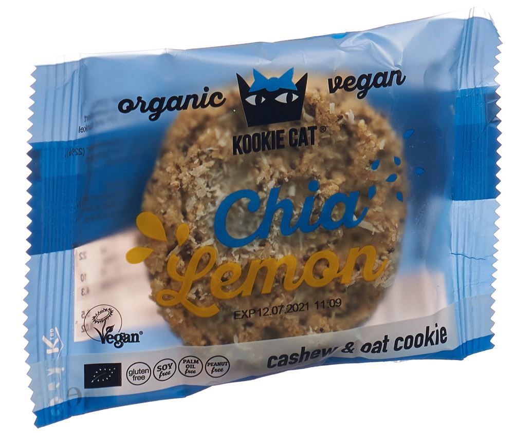 Image of Kookie Cat Chia Lemon Cookie 50 g