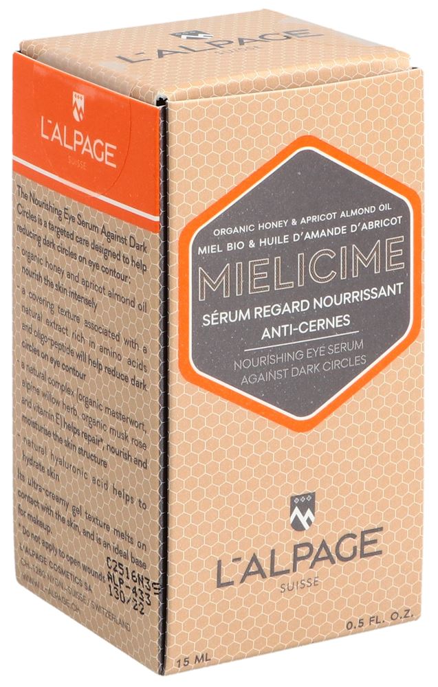 L'alpage Mielicime sérum regard anti-cernes nourissant 15 ml