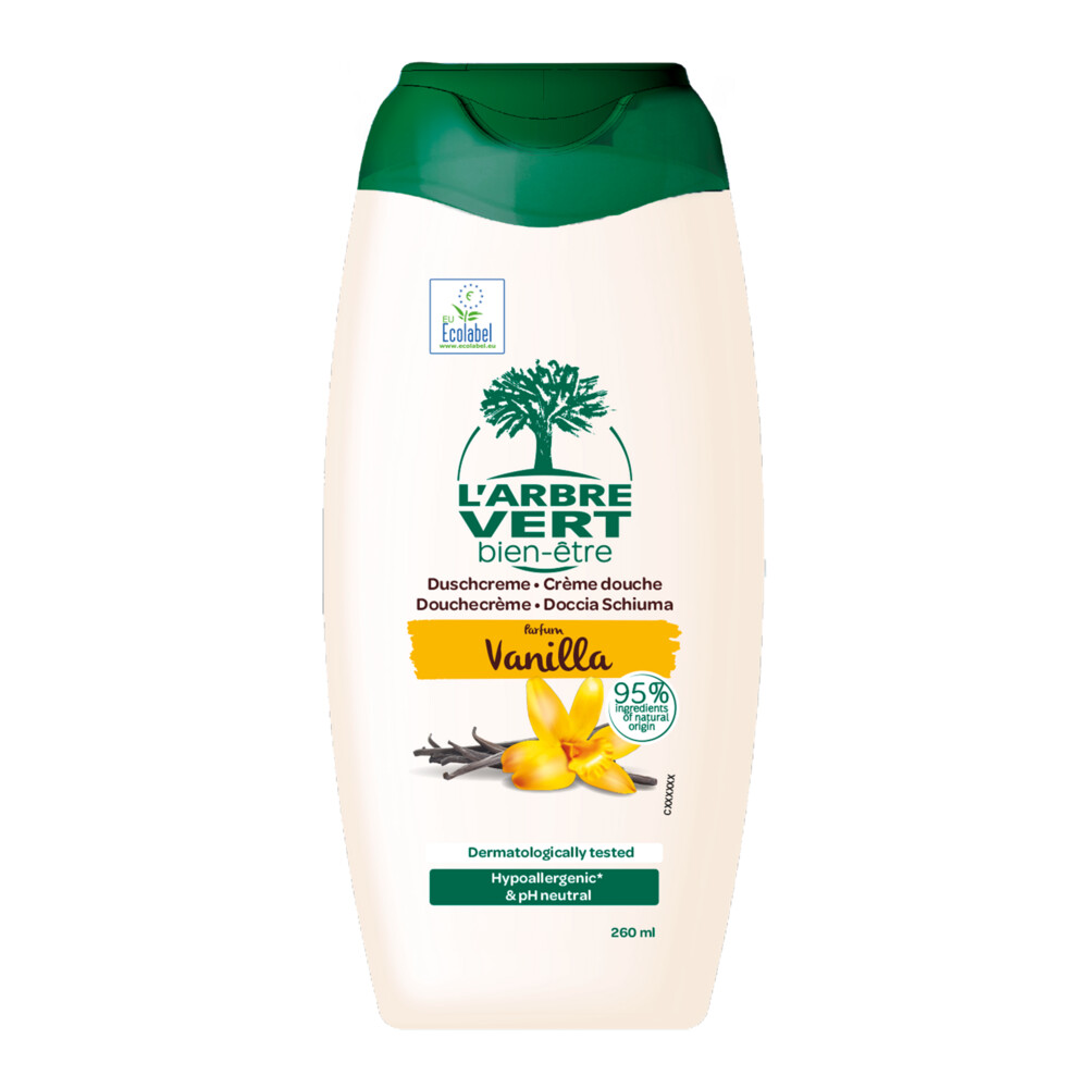 L""ARBRE VERT Ökologisches Duschgel Vanilla (260ml)