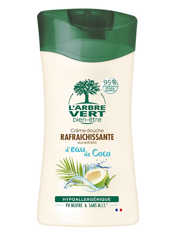 L'arbre Vert crema doccia acqua di cocco francese flacone 250 ml
