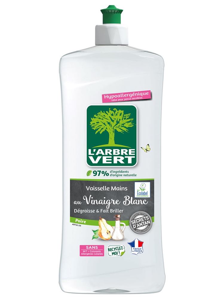 L'arbre Vert liquido per piatti aceto & pera fl 750 ml