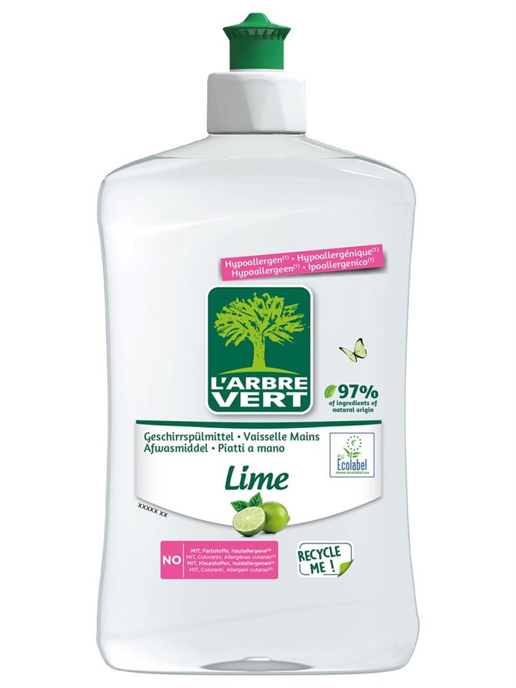 L'arbre Vert liquido per piatti lime flacone 500 ml
