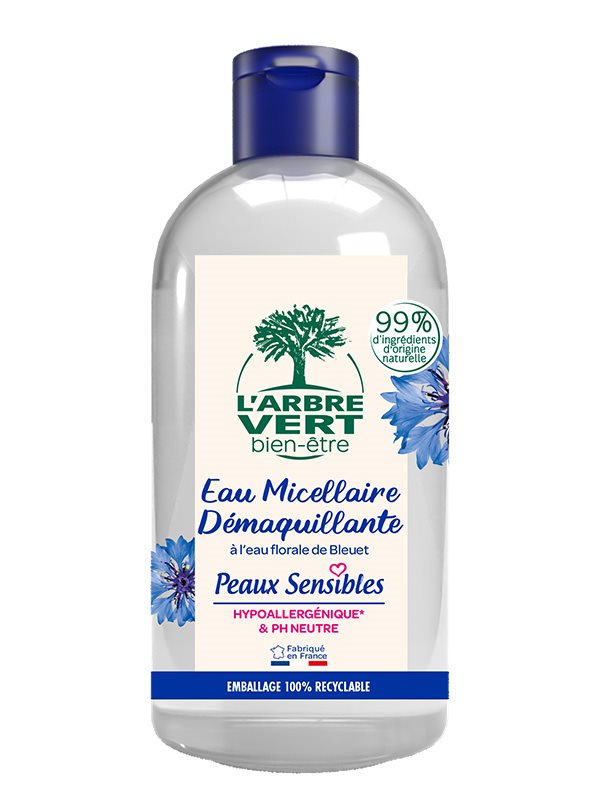 L'arbre Vert eau micellaire peaux sensibles français fl 500 ml