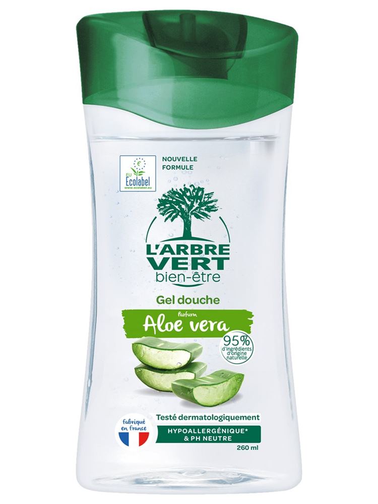 Image of L"arbre Vert Öko Duschgel mit Bio Aloe Vera französisch Fl 260 ml'