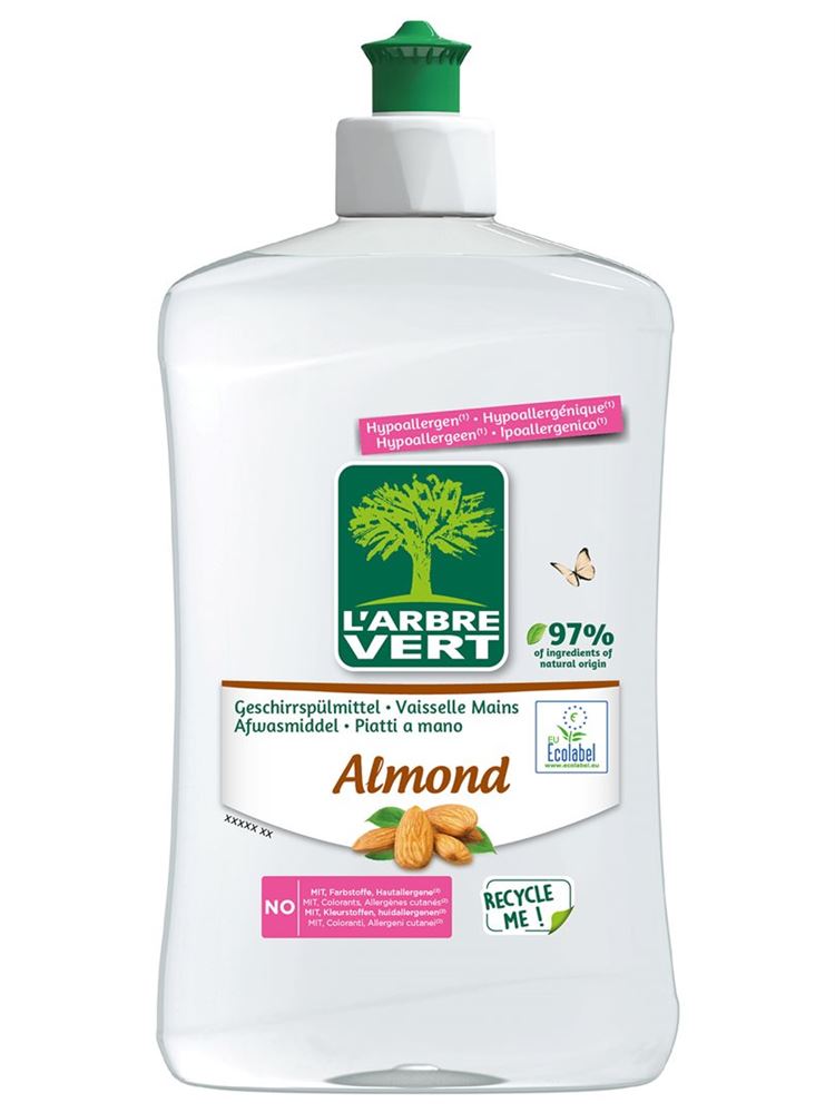 L'arbre Vert liquido per piatti ecologico mandorla fl 500 ml