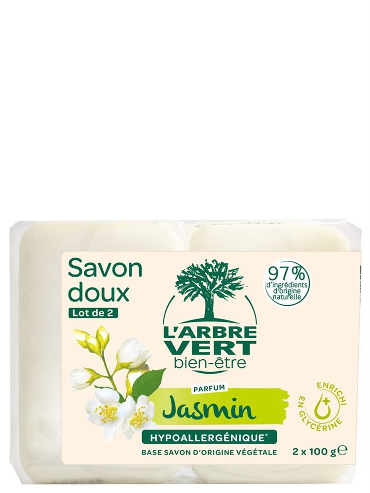 Image of L"arbre Vert Öko Seife Bio Jasmin Französisch 2 x 100 g'