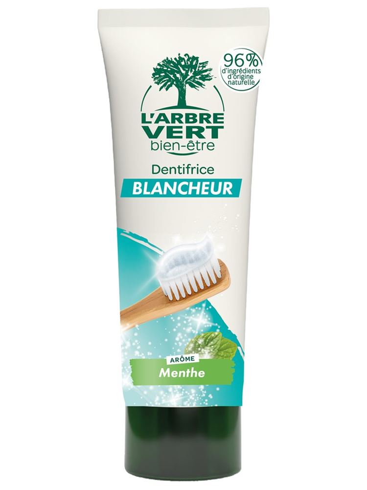 L'arbre Vert dentifrice blancheur français tb 75 ml