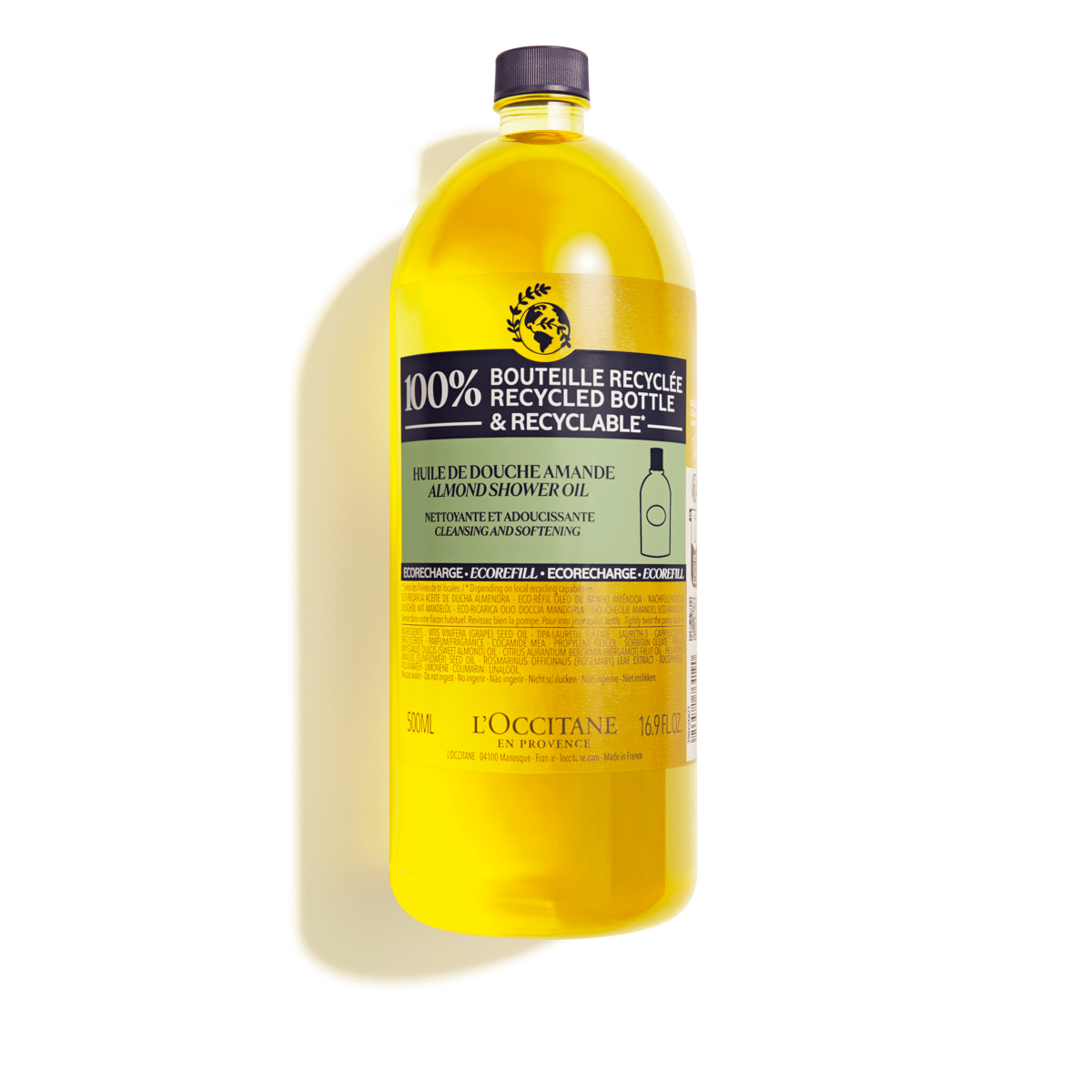 L'Occitane Amande Eco Ricarica Olio Doccia 500 ml