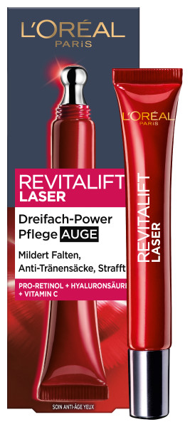 L'Oréal Paris RevitaLift Laser X3 Dreifach-Power Anti-Age Pflege Auge 15 ml