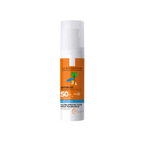 La Roche Posay Anthelios Babymilch LSF/SPF50+ 50 ml | Sonnenschutz | Geeignet für Babys | Karitebutter | Wasserfest | Für Empfindliche Haut