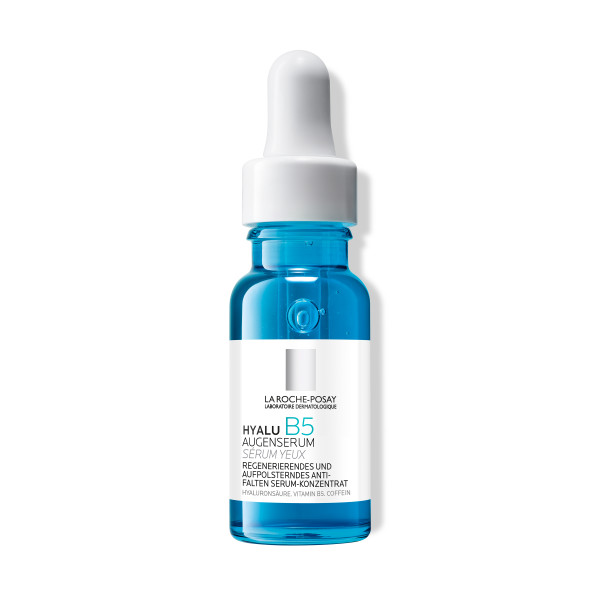 La Roche Posay Hyalu B5 Augenserum Flasche 15 ml | Anti-Falten Serum-Konzentrat | Faltenmilderung, Hautregeneration, strafferes & jüngeres Hautbild