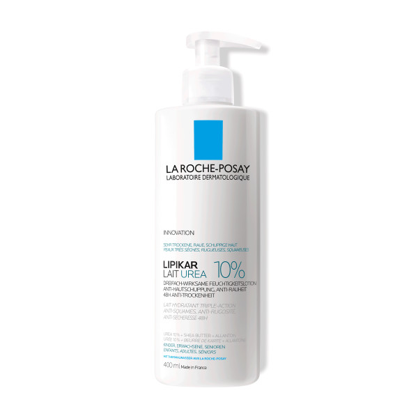 La Roche Posay Lipikar Milch Urea 10% Disp 400 ml | Bodylotion | Körperpflege & Schönheit | Feuchtigkeitslotion | Urea Creme & Sheabutter