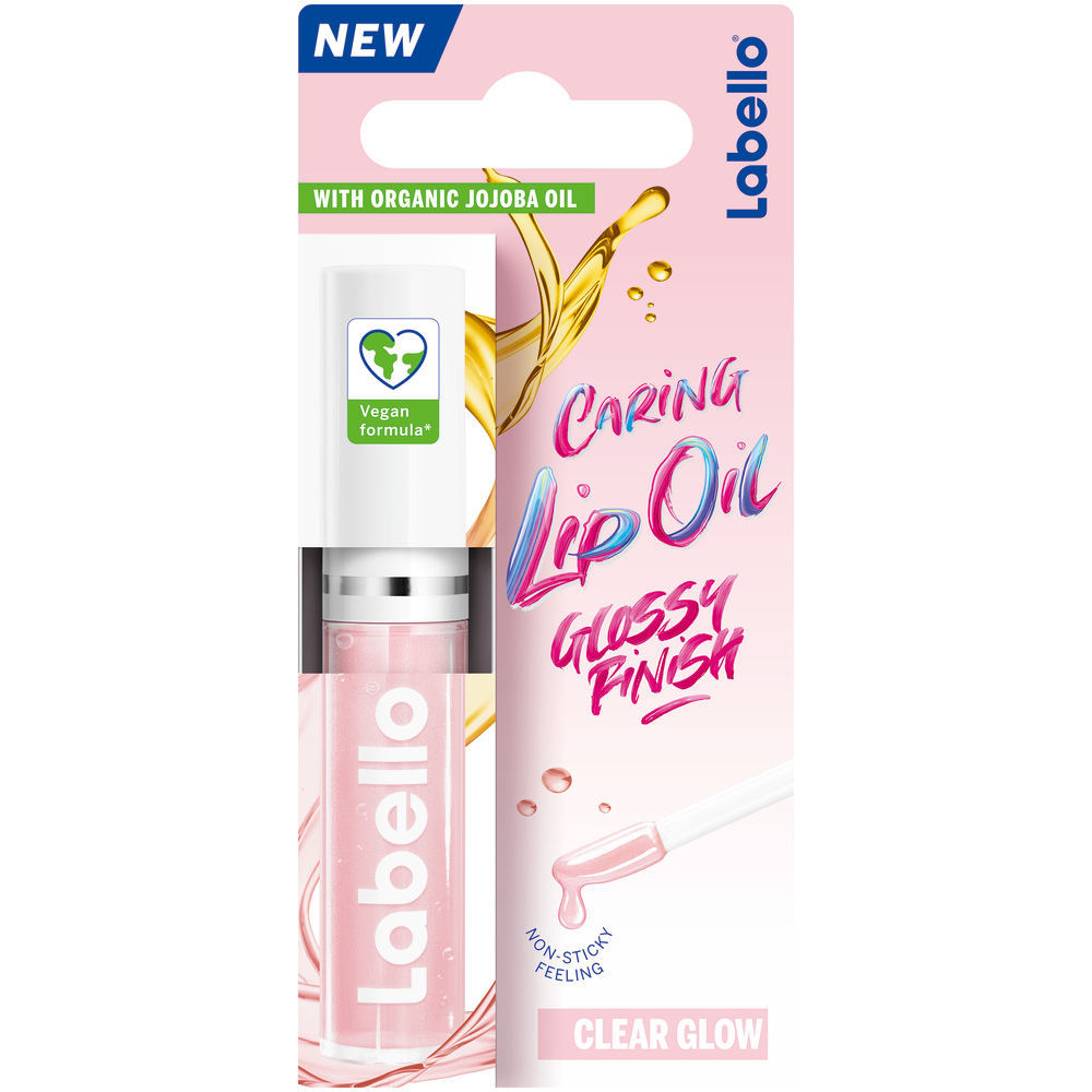 Image of Labello Lip Oil Clear Glow Appl 5.5 ml