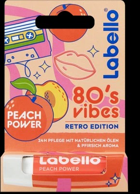 Image of Labello Peach Power Retro Edition Stick 4.8 g