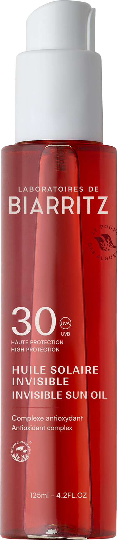 Laboratoires de Biarritz Sonnenöl Invisible Lsf30 Disp 125 ml
